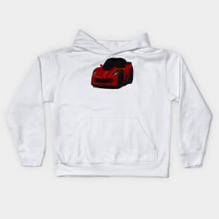 Z06 DARK-RED Kids Hoodie